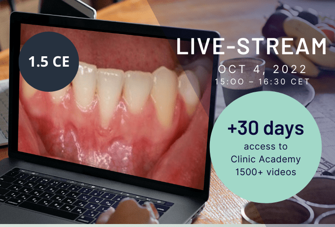 Connective tissue graft | OCT 4, 2022, 15:00 – 16:30 | LIVE-STREAM